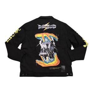 Dreamland Denim EmbroideredStreetwear Jacket 4XL $148 MSRP
